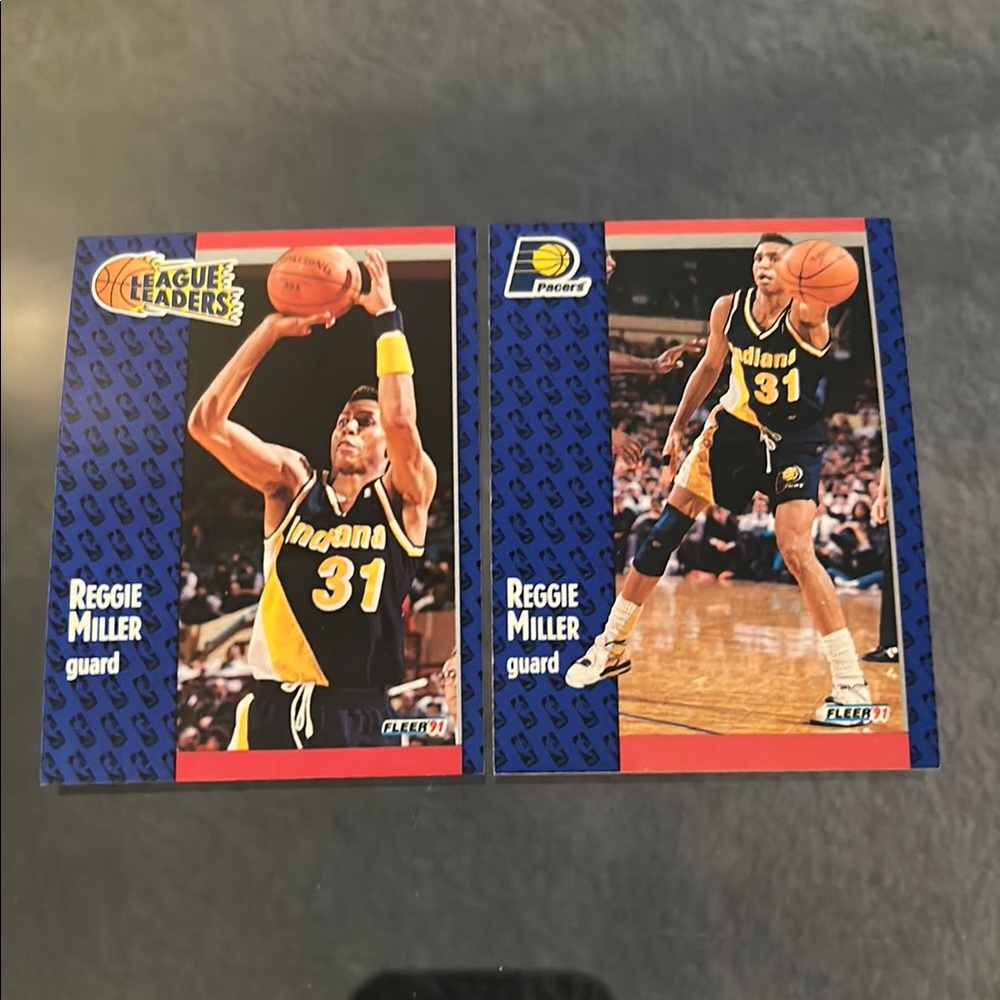 Reggie Miller Basketball Cards - Indiana Pacers